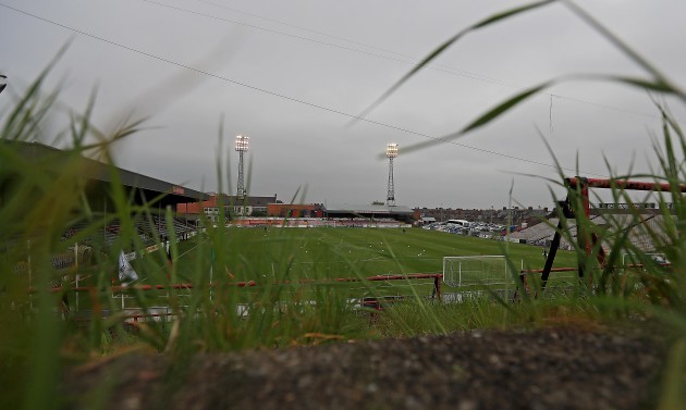A general view of Dalymount Park