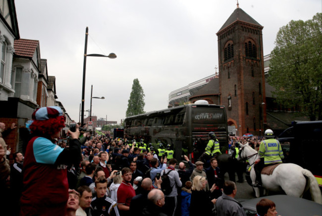 West Ham United v Manchester United - Barclays Premier League - Upton Park