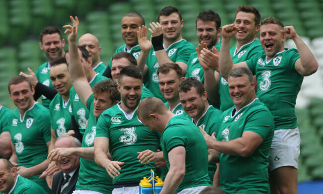 Ireland v Scotland - 2016 RBS Six Nations - Ireland Captain's Run - Aviva Stadium