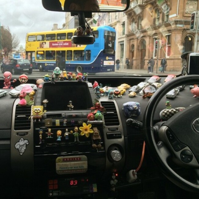 Coolest #dublintaxi driver ever