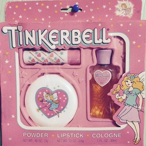 vintage tinkerbell play cosmetics