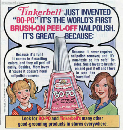 vintage tinkerbell play cosmetics