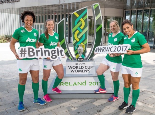 Sophie Spence, Clare McLoughlin, Niamh Briggs and Sene Naoupu