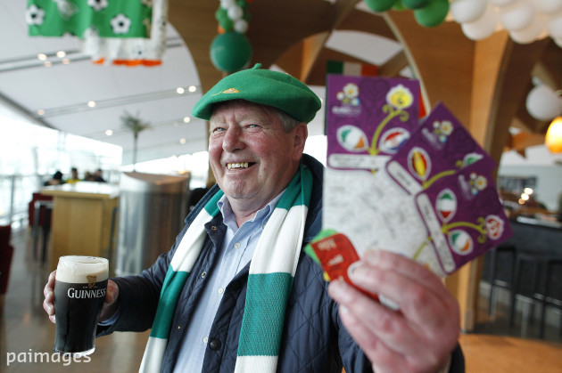 Irish fans travel to Euro 2012