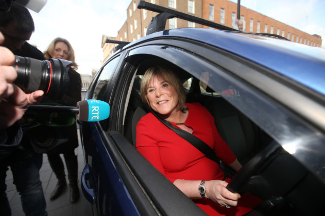 03/03/2016. Election 2016 - Dail Arrivals. Picture