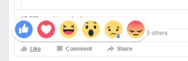 emotions facebook