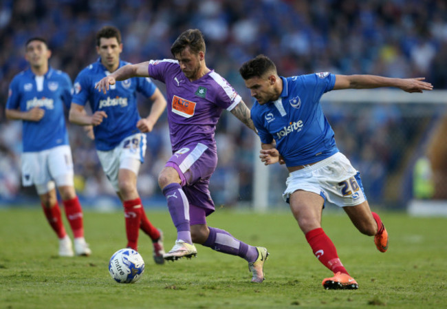 Portsmouth v Plymouth Argyle - Sky Bet League League One - Play Off - First Leg - Fratton Park