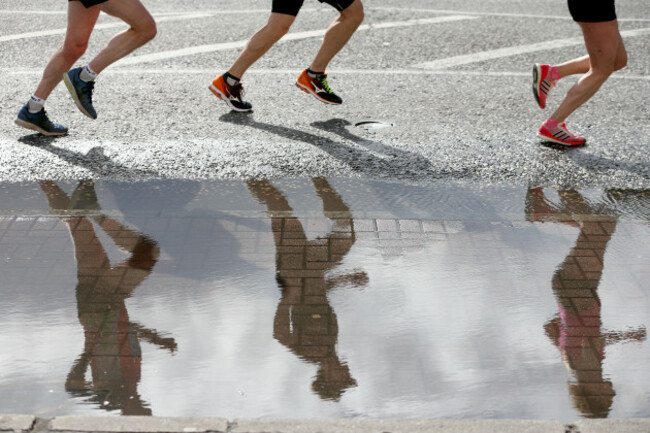 A view from this year's Belfast City Marathon