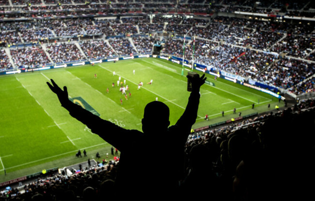A view of today's game at the Grand Stade de Lyon