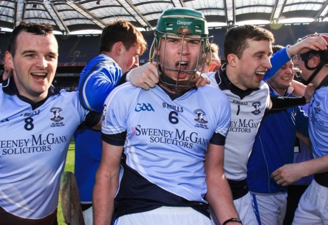 Ronan Lynch celebrates at the final whistle