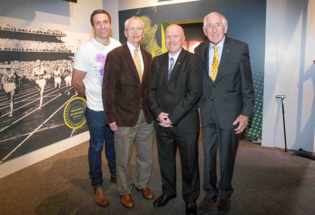 Kenneth Egan, John Treacy, Michael Carruth and Ronnie Delany