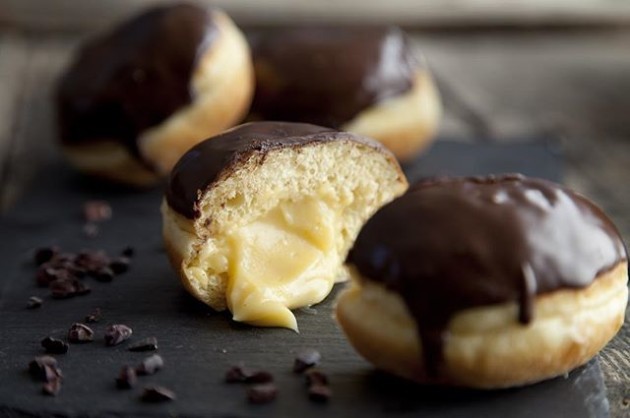 Introducing our donuts! Here is our Boston Cream #ohmy #donut #donutsfordays #donutheaven #offbeatdonuts