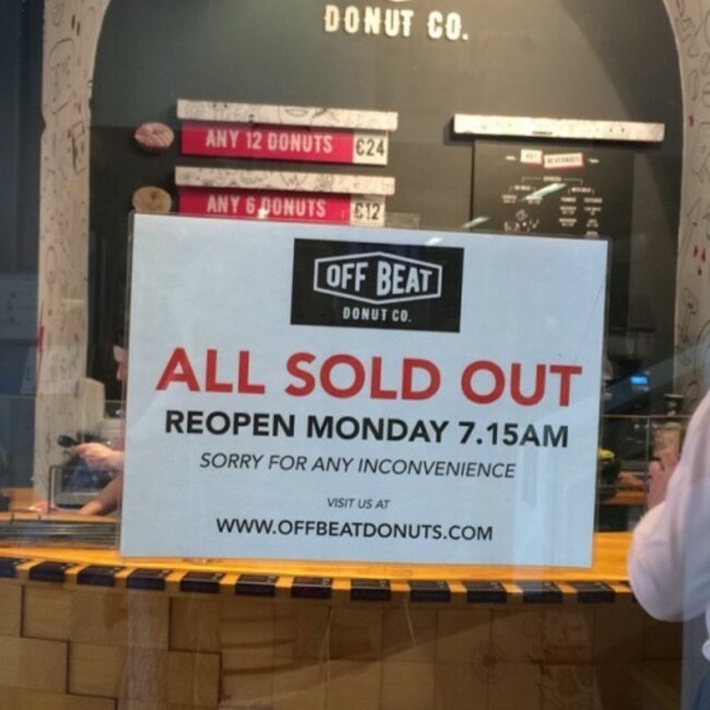 What an awesome first day!! Thanks to everyone that came in, and if you didn't make it today don't worry! Will reopen on Monday at 7.15am