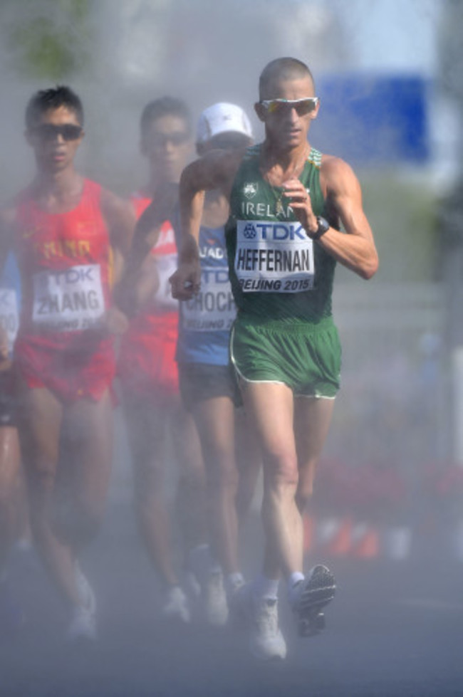 Rob Heffernan on his way to finishing fifth