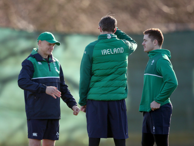 Joe Schmidt and Paddy Jackson