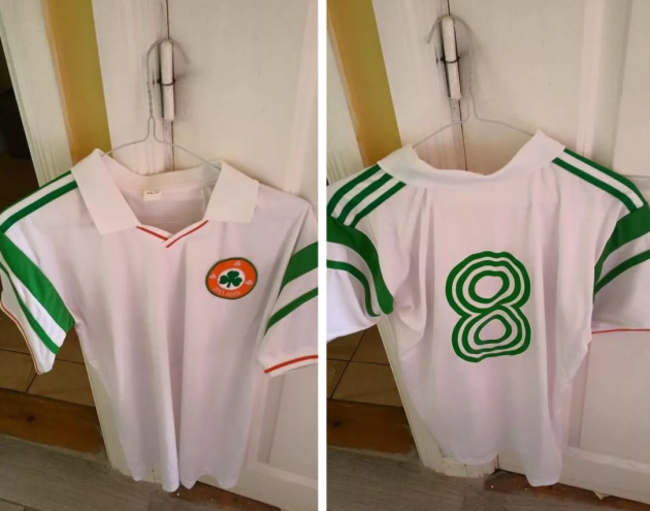 Ireland away Euro 88