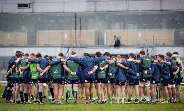 A general view of Connacht training