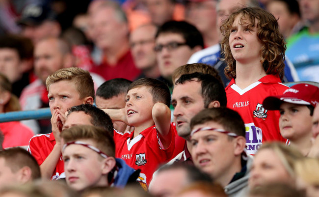 Dejected Cork fans