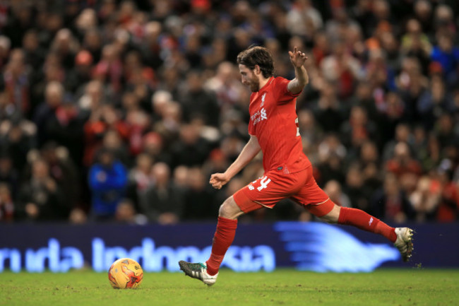 Liverpool v Stoke City - Capital One Cup - Semi Final - Second Leg - Anfield