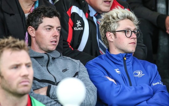 Rory McIlroy and Niall Horan