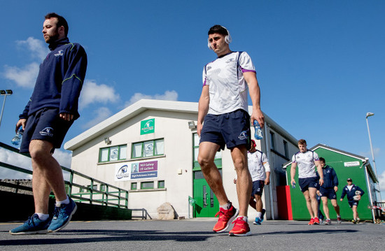 Shane O’Leary and Tiernan O’Halloran arrive for the game