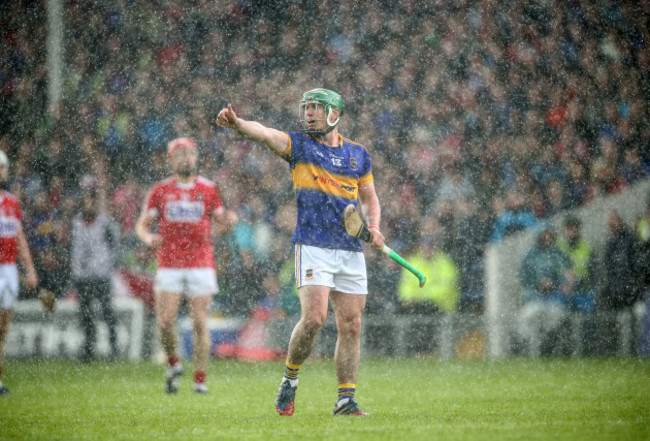 John O&rsquo;Dwyer celebrates scoring a point