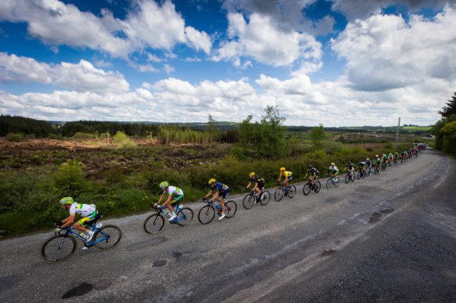 The An Post Rás makes its way towards Castleisland