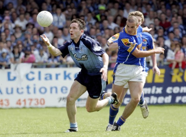 Declan Lally of Dublin keeps his eye on the ball