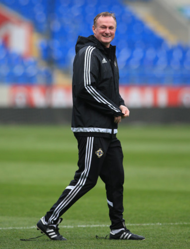 Wales v Northern Ireland - International Friendly - Northern Ireland Press Conference and Training Session - Cardiff City Stadium