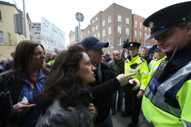 25/05/2016. Water protest - Alan Kelly. Pictured W