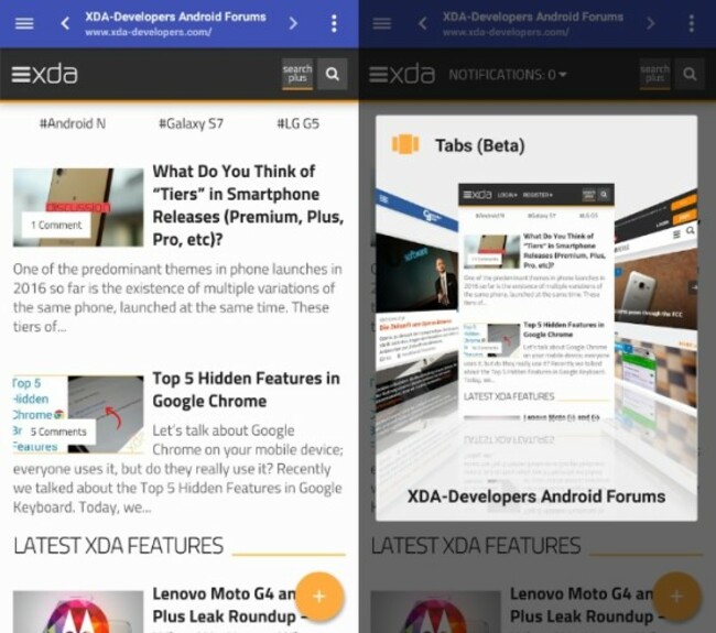 Slimperience browser