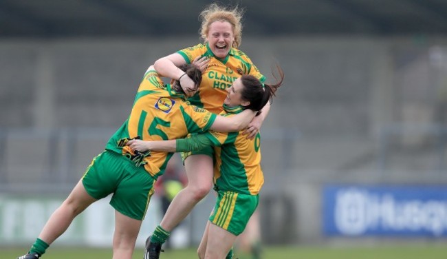 Amber Barrett, Geraldine McLaughlin and Kety Herron