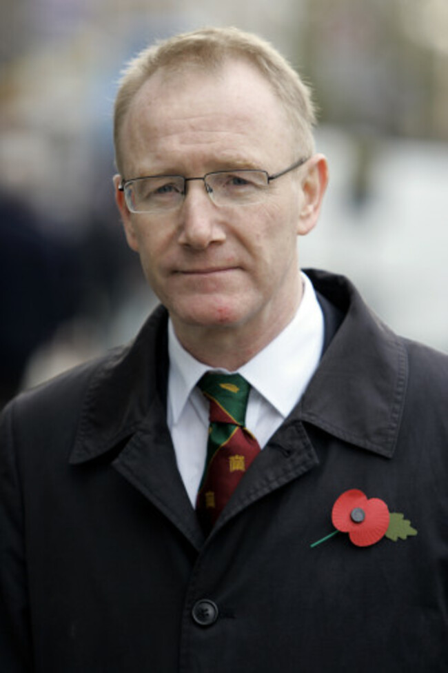 6/11/2012 Fine Gael Frank Feighan Wearing Poppys