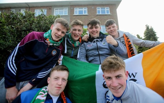 Ireland fans ahead of the game