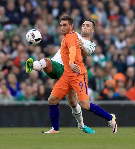 Shane Duffy and Vincent Janssen