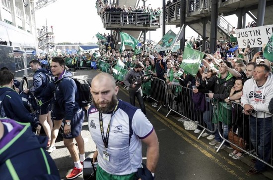 Connacht fans before the match