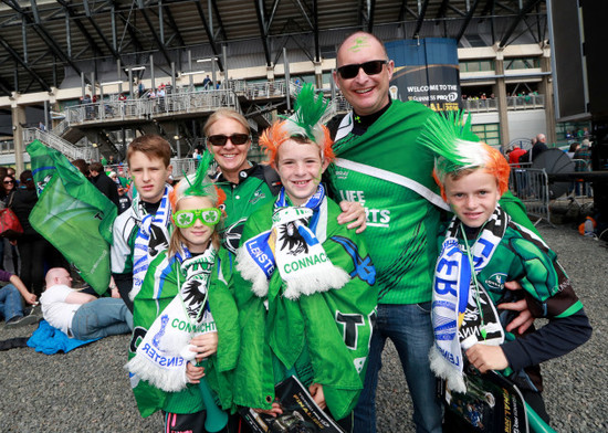 Connacht fans ahead of the game