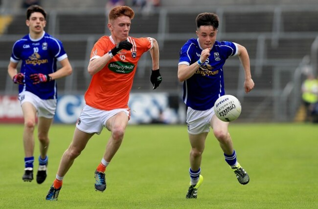 Ross McQuillan with Darragh Kennedy