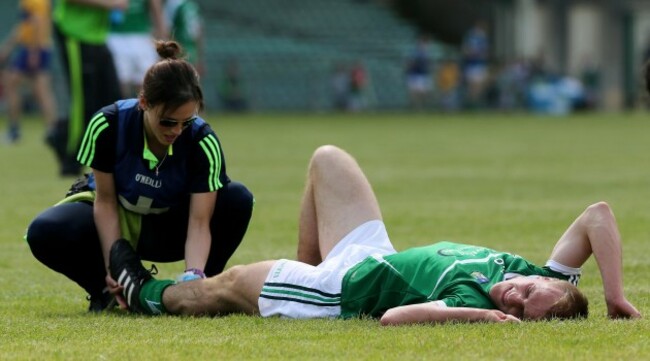 Sean O'Dea receives treatment