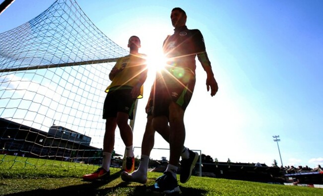 Robbie Keane and Robbie Brady