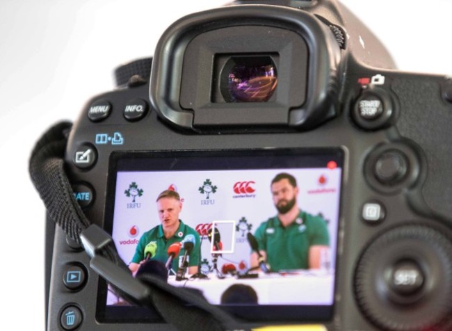 Joe Schmidt and Andy Farrell