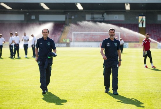 Martin O'Neill and Roy Keane