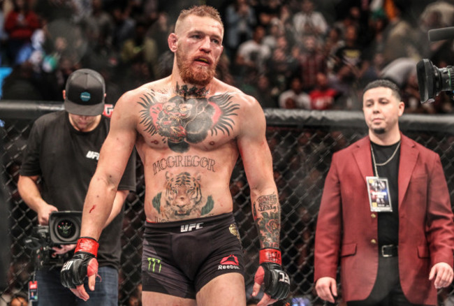 Conor McGregor dejected