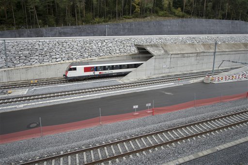 Switzerland Railway Tunnel