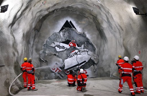 Switzerland Railway Tunnel