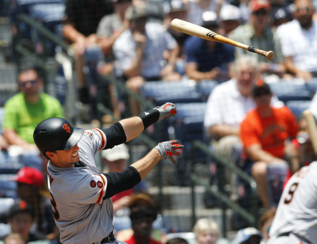 Giants Braves Baseball