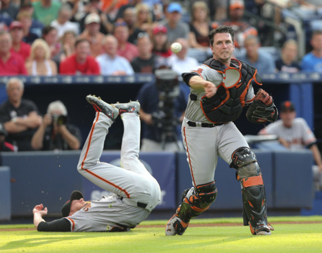 Giants Braves Baseball