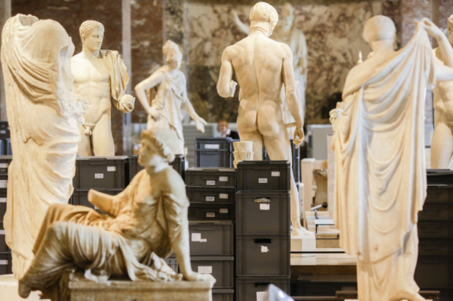 France Floods Louvre