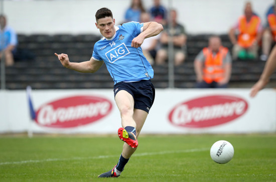 Dermot Connolly shoots to score their second goal