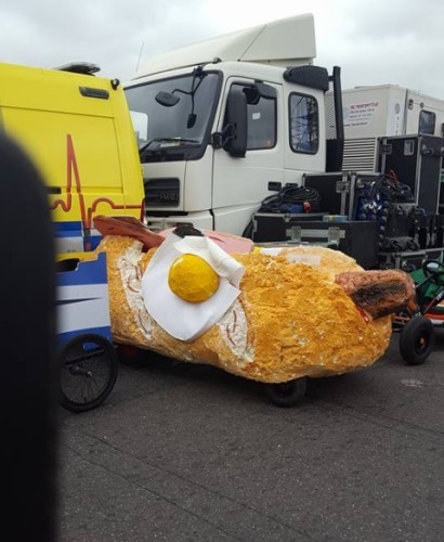 These Wexford lads entered a breakfast into the soapbox race in Cork today